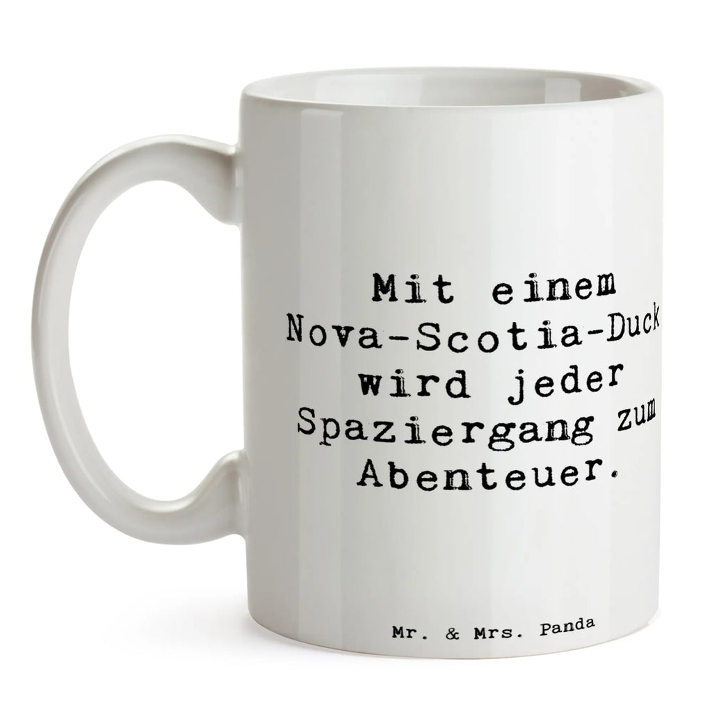 Tasse Spruch Nova Scotia Duck Abenteuer Kaffeetasse, Tasse, Keramiktasse, Geschenktasse, Teetasse, Tasse mit Zitaten, Porzellantasse, Tasse mit Motiven, Bürotasse, Hund, Hunderasse, Rassehund, Hundebesitzer, Geschenk, Tierfreund, Schenken, Welpe