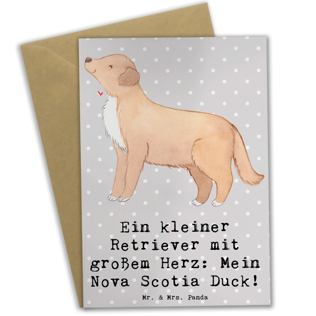Greetings card Ein kleiner Retriever mit großem Herz: Mein Nova Scotia Duck! Hochzeitskarte, Klappkarte, Glückwunschkarte, Einladungskarte, Grußkarte, Geburtstagskarte, Karte, Ansichtskarten, Hund, Hunderasse, Rassehund, Hundebesitzer, Geschenk, Tierfreund, Schenken, Welpe
