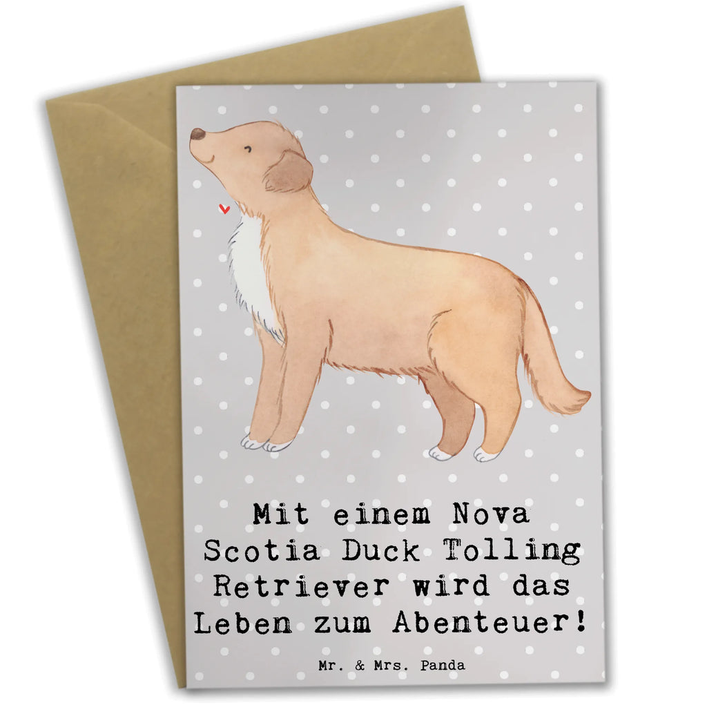 Grußkarte Nova Scotia Duck Abenteuer Ansichtskarten, Geburtstagskarte, Einladungskarte, Grußkarte, Karte, Hochzeitskarte, Klappkarte, Glückwunschkarte, Hund, Hunderasse, Rassehund, Hundebesitzer, Geschenk, Tierfreund, Schenken, Welpe
