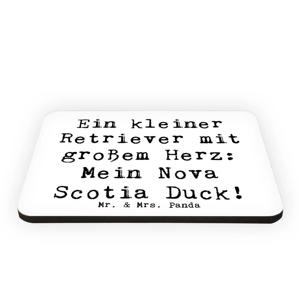 Magnet Saying Ein kleiner Retriever mit großem Herz: Mein Nova Scotia Duck! Kühlschrankmagnet, Whiteboard Magnet, Kühlschrank Dekoration, Dekomagnet, Motivmagnete, Notiz Magnet, Souvenir Magnet, Pinnwandmagnet, Hund, Hunderasse, Rassehund, Hundebesitzer, Geschenk, Tierfreund, Schenken, Welpe
