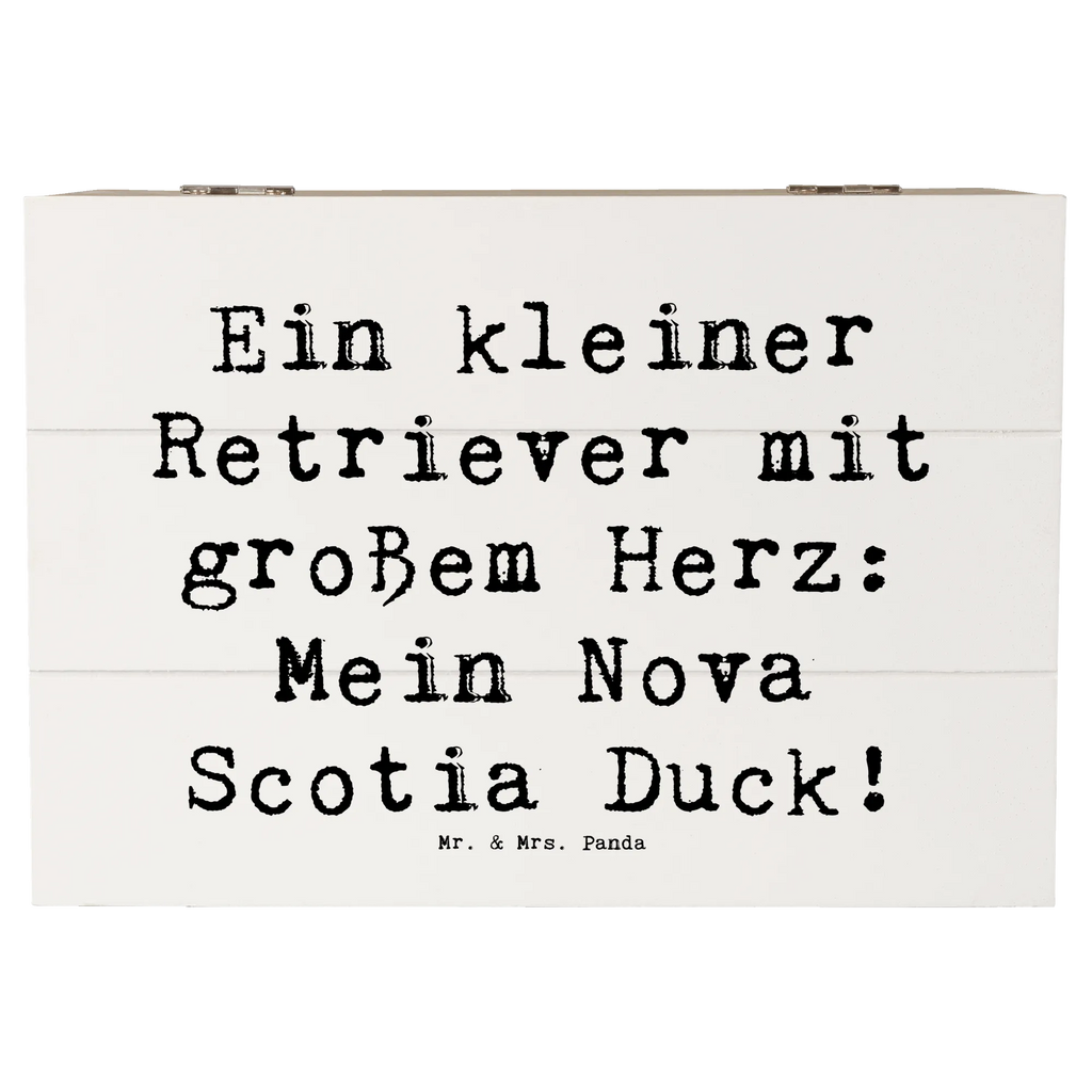 Wooden chest Saying Ein kleiner Retriever mit großem Herz: Mein Nova Scotia Duck! Geschenkdose, Schatulle, Erinnerungsbox, Aufbewahrungsbox, Schatzkiste, Truhe, Dekokiste, Erinnerungskiste, XXL, Geschenkbox, Holzkiste, Kiste, Hund, Hunderasse, Rassehund, Hundebesitzer, Geschenk, Tierfreund, Schenken, Welpe