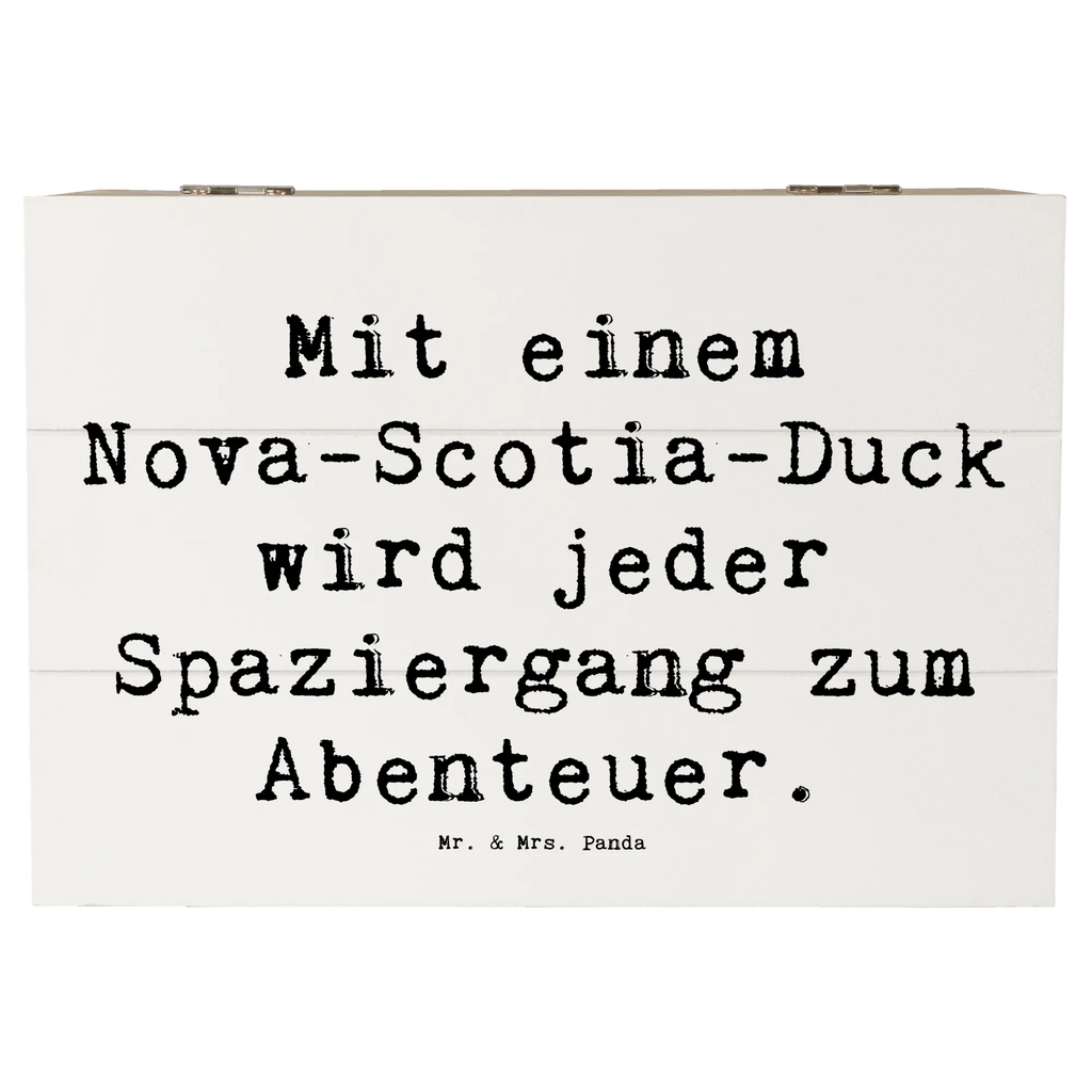 Holzkiste Spruch Nova Scotia Duck Abenteuer Dekokiste, Geschenkbox, Aufbewahrungsbox, Geschenkdose, XXL, Schatzkiste, Truhe, Erinnerungsbox, Holzkiste, Schatulle, Erinnerungskiste, Kiste, Hund, Hunderasse, Rassehund, Hundebesitzer, Geschenk, Tierfreund, Schenken, Welpe