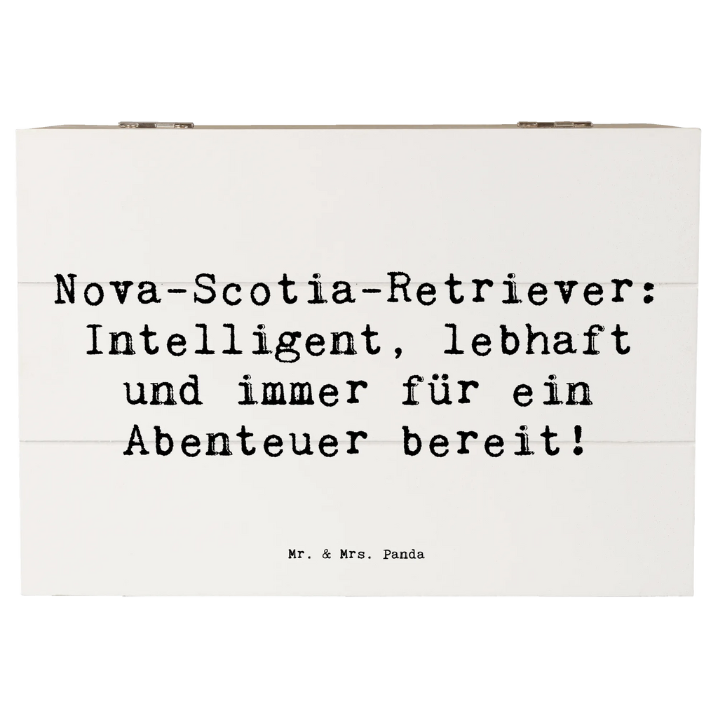 Wooden chest Saying Nova-Scotia-Retriever: Intelligent, lebhaft und immer für ein Abenteuer bereit! Schatulle, Truhe, Aufbewahrungsbox, Erinnerungsbox, Holzkiste, XXL, Erinnerungskiste, Geschenkdose, Schatzkiste, Kiste, Geschenkbox, Dekokiste, Hund, Hunderasse, Rassehund, Hundebesitzer, Geschenk, Tierfreund, Schenken, Welpe