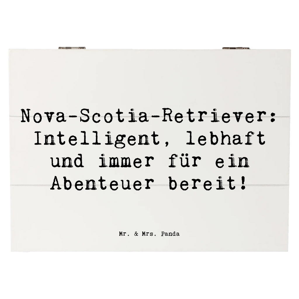 Wooden chest Saying Nova-Scotia-Retriever: Intelligent, lebhaft und immer für ein Abenteuer bereit! Schatulle, Truhe, Aufbewahrungsbox, Erinnerungsbox, Holzkiste, XXL, Erinnerungskiste, Geschenkdose, Schatzkiste, Kiste, Geschenkbox, Dekokiste, Hund, Hunderasse, Rassehund, Hundebesitzer, Geschenk, Tierfreund, Schenken, Welpe