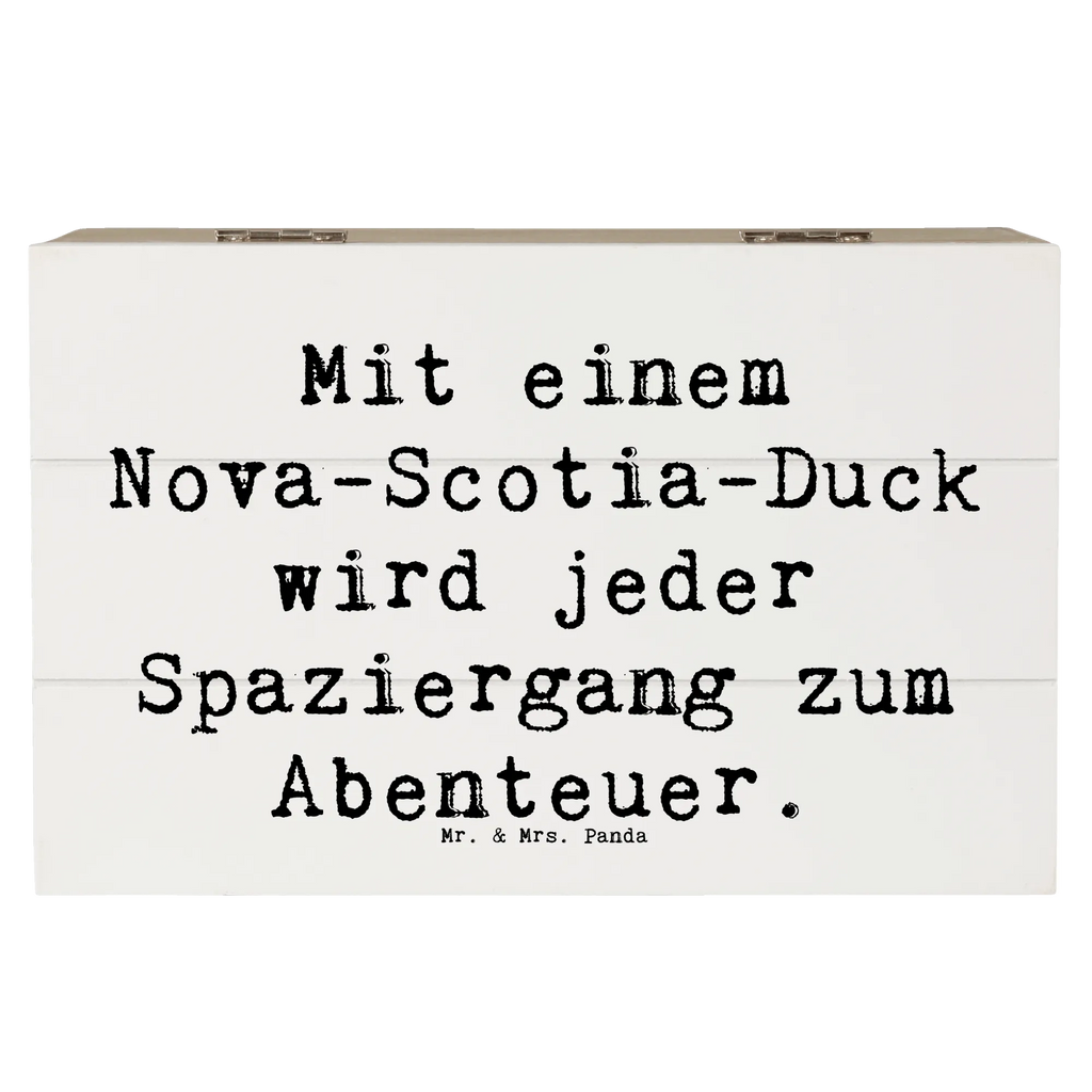 Holzkiste Spruch Nova Scotia Duck Abenteuer Dekokiste, Geschenkbox, Aufbewahrungsbox, Geschenkdose, XXL, Schatzkiste, Truhe, Erinnerungsbox, Holzkiste, Schatulle, Erinnerungskiste, Kiste, Hund, Hunderasse, Rassehund, Hundebesitzer, Geschenk, Tierfreund, Schenken, Welpe
