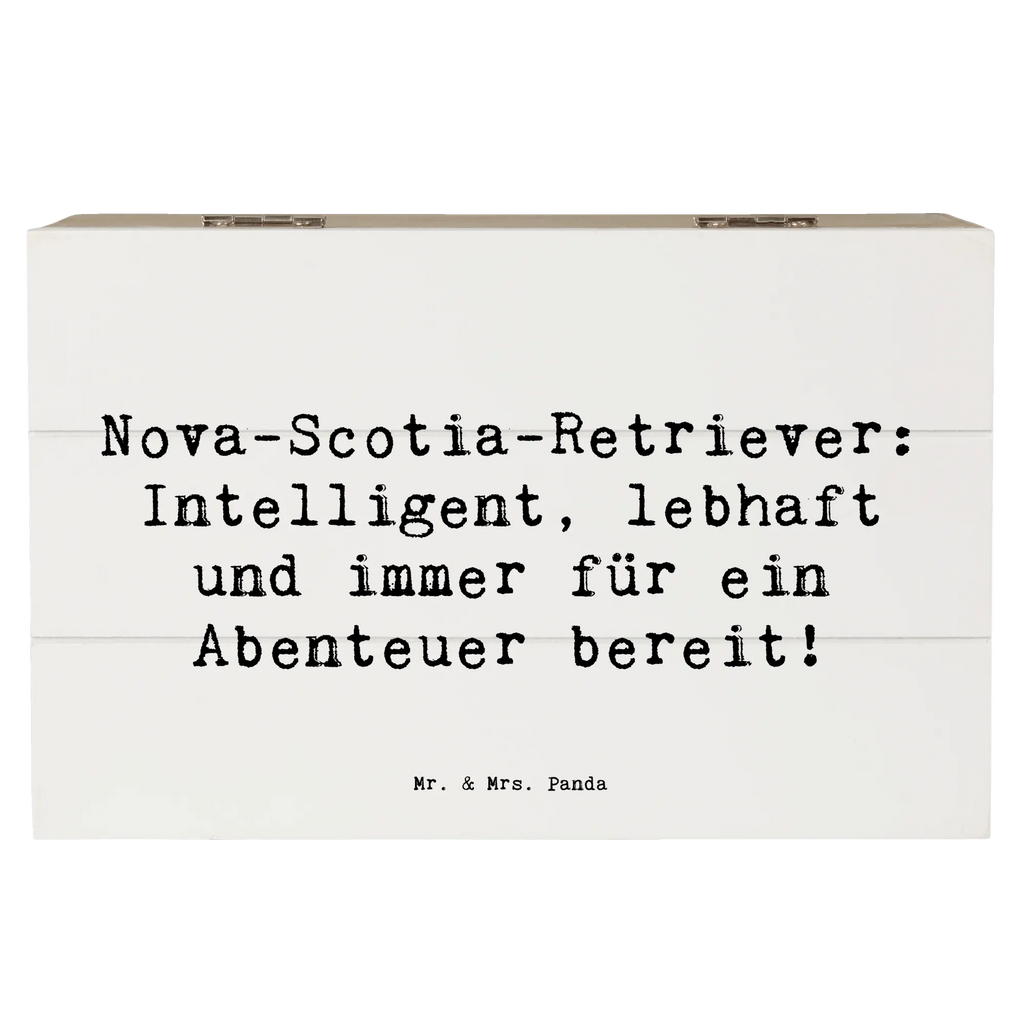 Wooden chest Saying Nova-Scotia-Retriever: Intelligent, lebhaft und immer für ein Abenteuer bereit! Schatulle, Truhe, Aufbewahrungsbox, Erinnerungsbox, Holzkiste, XXL, Erinnerungskiste, Geschenkdose, Schatzkiste, Kiste, Geschenkbox, Dekokiste, Hund, Hunderasse, Rassehund, Hundebesitzer, Geschenk, Tierfreund, Schenken, Welpe