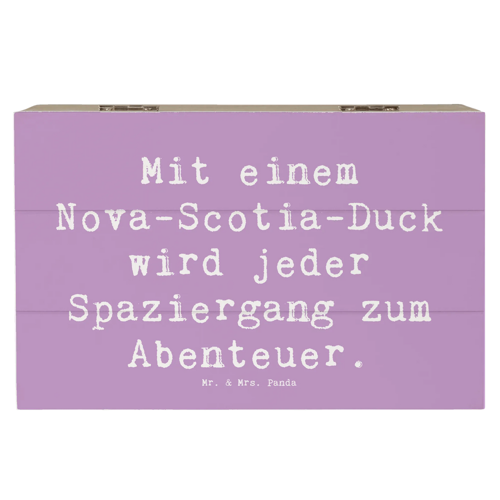 Holzkiste Spruch Nova Scotia Duck Abenteuer Dekokiste, Geschenkbox, Aufbewahrungsbox, Geschenkdose, XXL, Schatzkiste, Truhe, Erinnerungsbox, Holzkiste, Schatulle, Erinnerungskiste, Kiste, Hund, Hunderasse, Rassehund, Hundebesitzer, Geschenk, Tierfreund, Schenken, Welpe