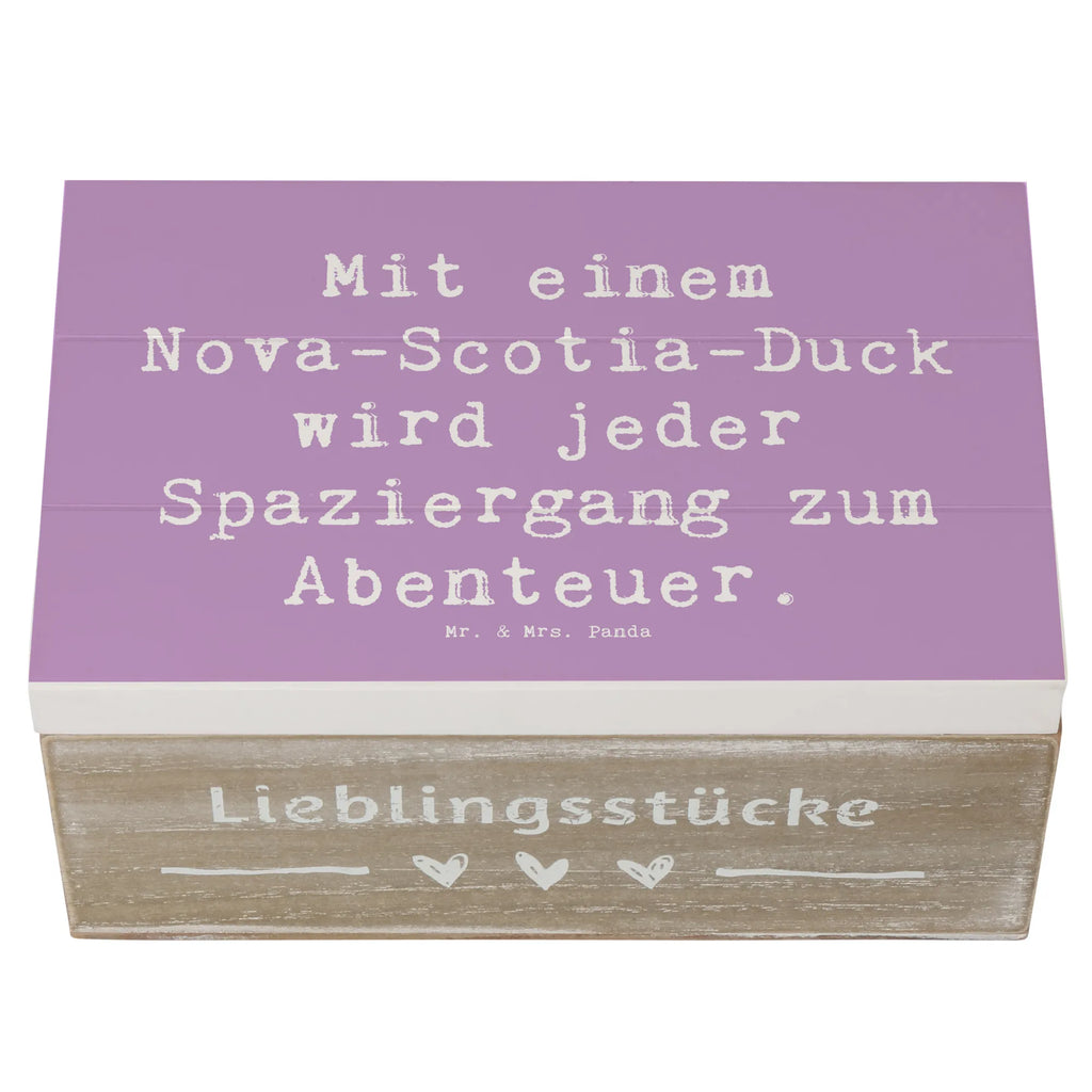 Holzkiste Spruch Nova Scotia Duck Abenteuer Dekokiste, Geschenkbox, Aufbewahrungsbox, Geschenkdose, XXL, Schatzkiste, Truhe, Erinnerungsbox, Holzkiste, Schatulle, Erinnerungskiste, Kiste, Hund, Hunderasse, Rassehund, Hundebesitzer, Geschenk, Tierfreund, Schenken, Welpe