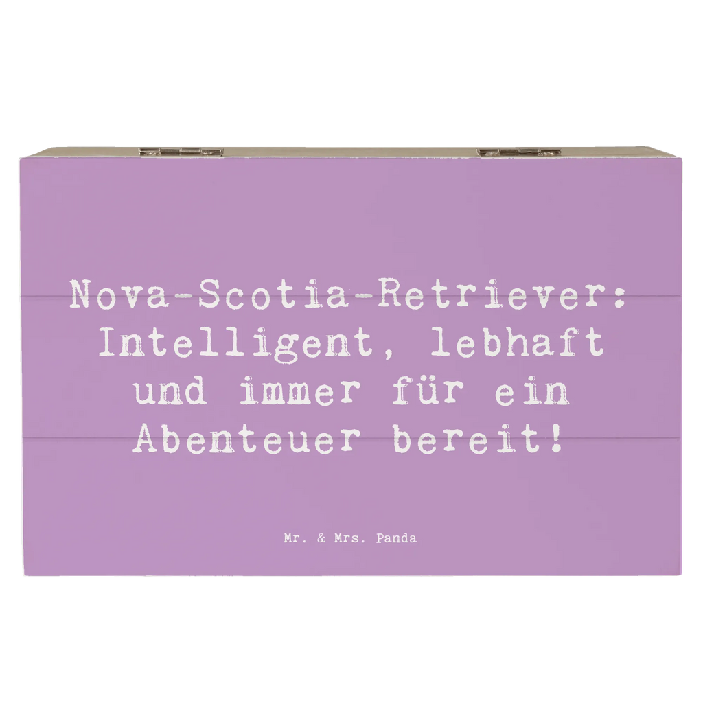Wooden chest Saying Nova-Scotia-Retriever: Intelligent, lebhaft und immer für ein Abenteuer bereit! Schatulle, Truhe, Aufbewahrungsbox, Erinnerungsbox, Holzkiste, XXL, Erinnerungskiste, Geschenkdose, Schatzkiste, Kiste, Geschenkbox, Dekokiste, Hund, Hunderasse, Rassehund, Hundebesitzer, Geschenk, Tierfreund, Schenken, Welpe