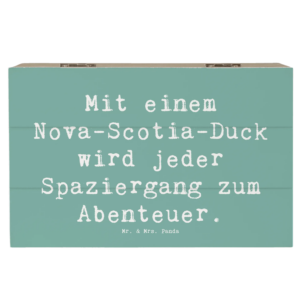 Holzkiste Spruch Nova Scotia Duck Abenteuer Dekokiste, Geschenkbox, Aufbewahrungsbox, Geschenkdose, XXL, Schatzkiste, Truhe, Erinnerungsbox, Holzkiste, Schatulle, Erinnerungskiste, Kiste, Hund, Hunderasse, Rassehund, Hundebesitzer, Geschenk, Tierfreund, Schenken, Welpe