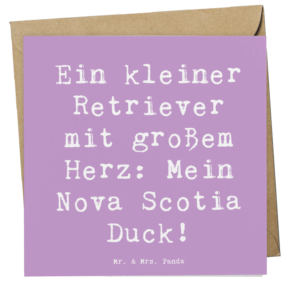 Deluxe Karte Spruch Nova Scotia Duck Herz Glückwunschkarte, Geburtstagskarte, Grußkarte, Karte, Hochwertige Grußkarte, Hochzeitskarte, Einladungskarte, Hochwertige Klappkarte, Klappkarte, Hund, Hunderasse, Rassehund, Hundebesitzer, Geschenk, Tierfreund, Schenken, Welpe
