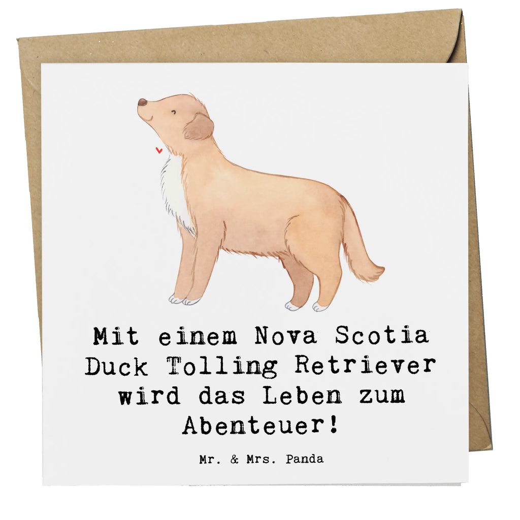 Deluxe Karte Nova Scotia Duck Abenteuer Karte, Grußkarte, Geburtstagskarte, Einladungskarte, Klappkarte, Glückwunschkarte, Hochzeitskarte, Hochwertige Grußkarte, Hochwertige Klappkarte, Hund, Hunderasse, Rassehund, Hundebesitzer, Geschenk, Tierfreund, Schenken, Welpe