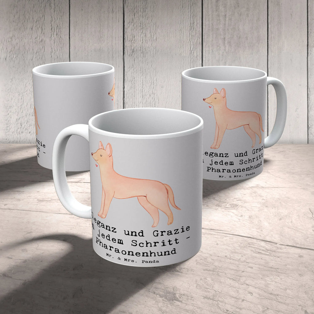 Mug Eleganz und Grazie in jedem Schritt - Pharaonenhund Tasse mit Zitaten, Geschenktasse, Tasse mit Motiven, Porzellantasse, Keramiktasse, Bürotasse, Kaffeetasse, Teetasse, Tasse, Hund, Hunderasse, Rassehund, Hundebesitzer, Geschenk, Tierfreund, Schenken, Welpe