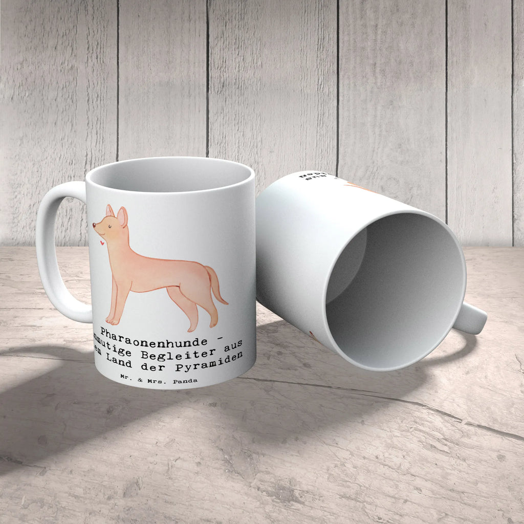 Mug Pharaonenhunde - Anmutige Begleiter aus dem Land der Pyramiden Teetasse, Tasse, Tasse mit Zitaten, Keramiktasse, Tasse mit Motiven, Kaffeetasse, Geschenktasse, Porzellantasse, Bürotasse, Hund, Hunderasse, Rassehund, Hundebesitzer, Geschenk, Tierfreund, Schenken, Welpe