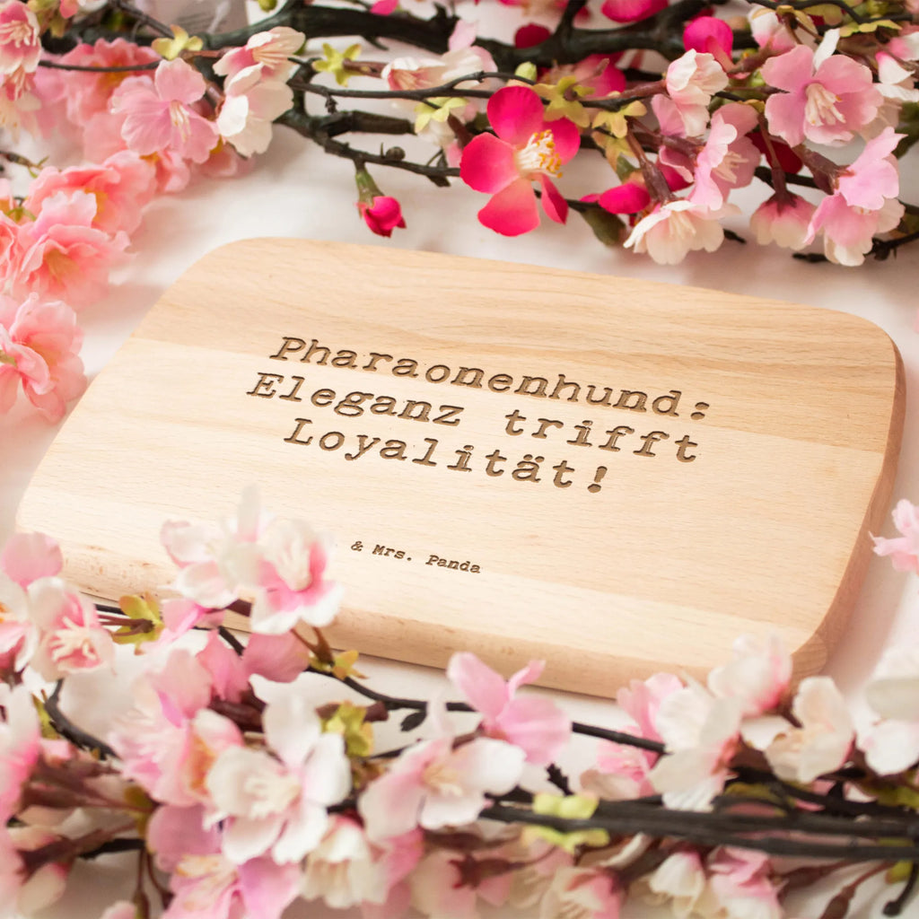 Śniadaniowa deska Przysłowie Pharaonenhund: Eleganz trifft Loyalität! Pies, rasa psa, pies rasowy, właściciel psa, prezent, miłośnik zwierząt, dawanie, szczeniak