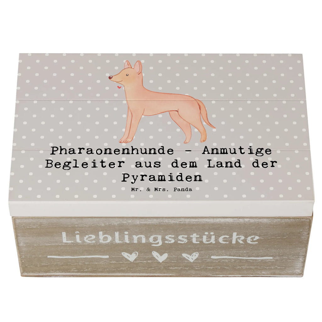 Wooden chest Pharaonenhunde - Anmutige Begleiter aus dem Land der Pyramiden Geschenkdose, Erinnerungskiste, Truhe, Schatzkiste, Kiste, XXL, Geschenkbox, Dekokiste, Holzkiste, Aufbewahrungsbox, Erinnerungsbox, Schatulle, Hund, Hunderasse, Rassehund, Hundebesitzer, Geschenk, Tierfreund, Schenken, Welpe