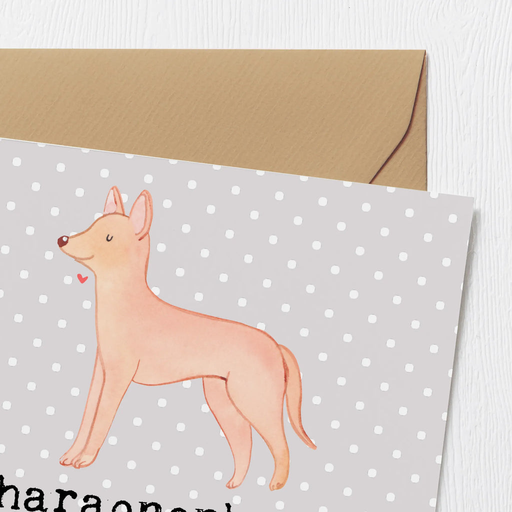 Deluxe Karte Pharaonenhund Eleganz Grußkarte, Karte, Klappkarte, Einladungskarte, Geburtstagskarte, Glückwunschkarte, Hochwertige Grußkarte, Hochwertige Klappkarte, Hochzeitskarte, Hund, Hunderasse, Rassehund, Hundebesitzer, Geschenk, Tierfreund, Schenken, Welpe