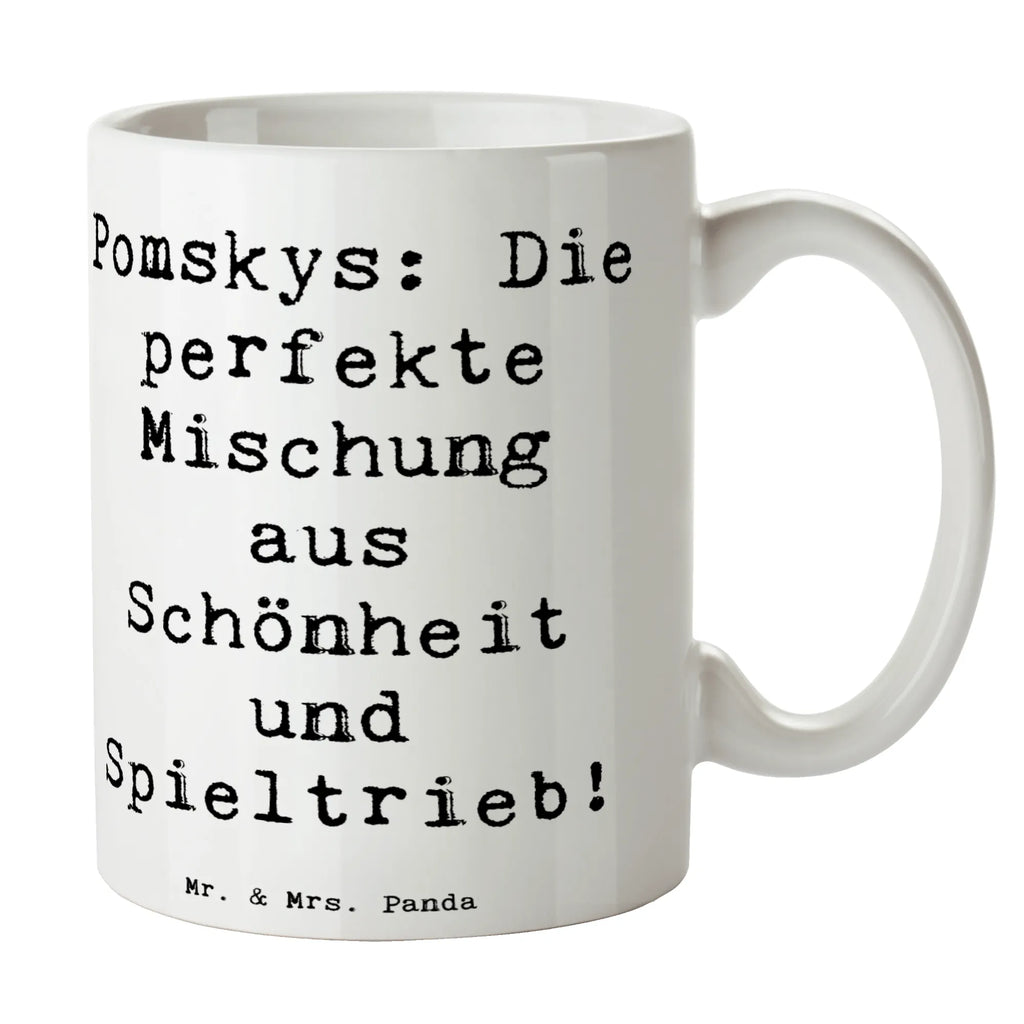 Tasse Spruch Pomsky Perfektion Kaffeetasse, Porzellantasse, Tasse mit Zitaten, Bürotasse, Tasse, Keramiktasse, Geschenktasse, Tasse mit Motiven, Teetasse, Hund, Hunderasse, Rassehund, Hundebesitzer, Geschenk, Tierfreund, Schenken, Welpe