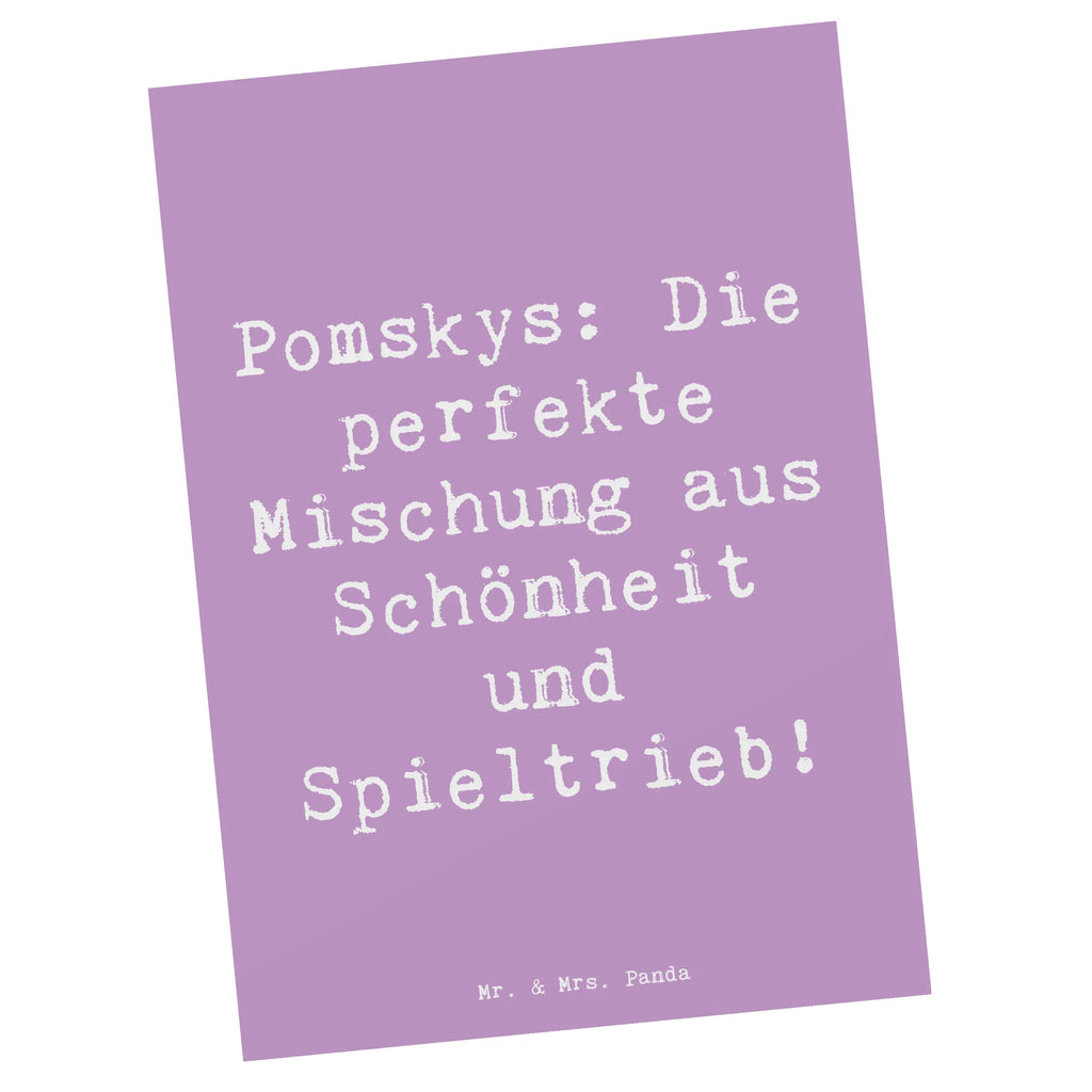 Postkarte Spruch Pomsky Perfektion Ansichtskarten, Postkarte, Kunstkarten, Fotokarte, Motivkarte, bildkarte, Designkarte, Postkarten, einzelkarte, Grußkarte, spruchkarte, kunstkarte, Ansichtskarte, Geschenk, Schenken, Hund, Hunderasse, Rassehund, Hundebesitzer, Tierfreund, Welpe