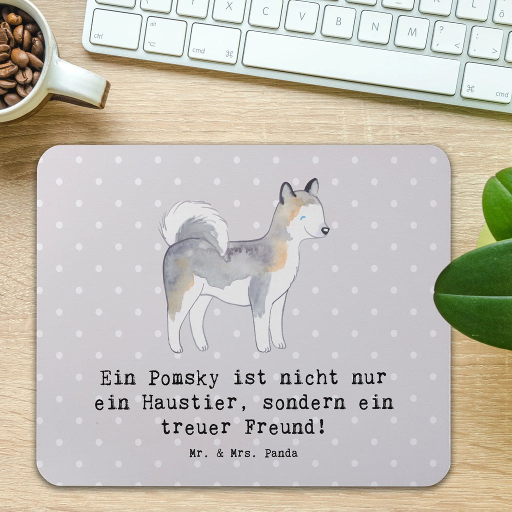 Mauspad Pomsky Freund Arbeitszimmer, Mauspad Büro, Computer zubehör, Büroausstattung, PC Zubehör, Mousepad, Mausunterlage, Mauspad, Designer Mauspad, Einzigartiges Mauspad, Hund, Hunderasse, Rassehund, Hundebesitzer, Geschenk, Tierfreund, Schenken, Welpe