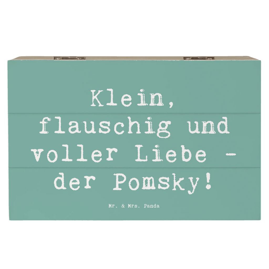 Holzkiste Spruch Flauschiger Pomsky Aufbewahrungsbox, Kiste, Dekokiste, Erinnerungsbox, Holzkiste, XXL, Geschenkdose, Truhe, Schatulle, Geschenkbox, Erinnerungskiste, Schatzkiste, Hund, Hunderasse, Rassehund, Hundebesitzer, Geschenk, Tierfreund, Schenken, Welpe