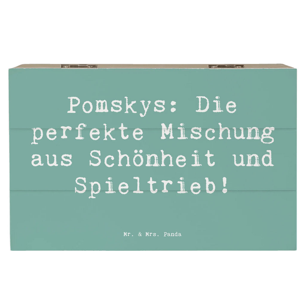 Holzkiste Spruch Pomsky Perfektion Schatzkiste, Holzkiste, XXL, Aufbewahrungsbox, Truhe, Geschenkdose, Kiste, Erinnerungskiste, Erinnerungsbox, Schatulle, Geschenkbox, Dekokiste, Hund, Hunderasse, Rassehund, Hundebesitzer, Geschenk, Tierfreund, Schenken, Welpe