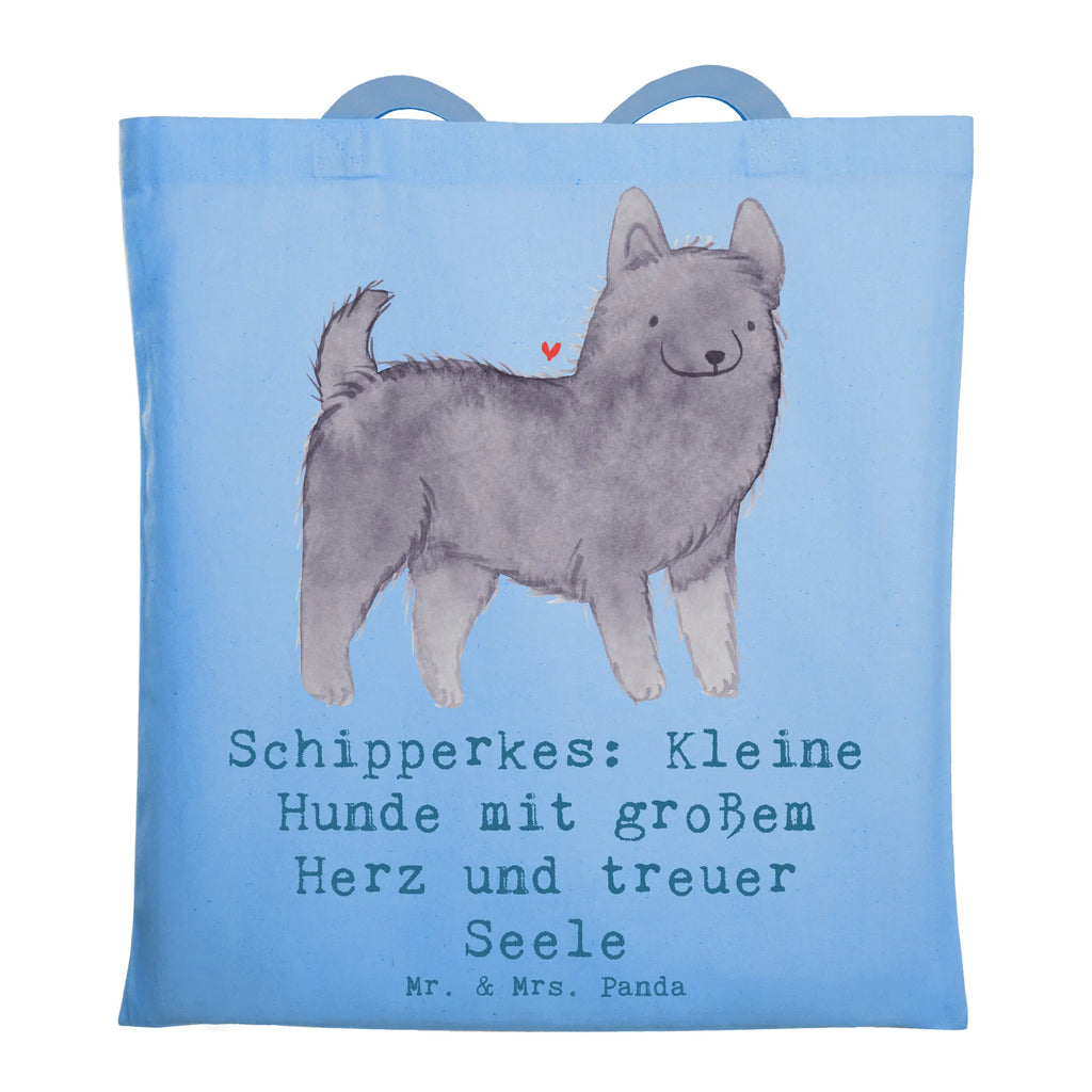 Tragetasche Schipperkes Herz Jutebeutel, Stofftasche, Jutetasche, Shopper, Beuteltasche, Einkaufstüte, Einkaufstasche, Strandtasche, Tragetasche, Badetasche, Laptoptasche, Umhängetasche, Tasche, Stoffbeutel, Beutel, Schultertasche, Hund, Hunderasse, Rassehund, Hundebesitzer, Geschenk, Tierfreund, Schenken, Welpe