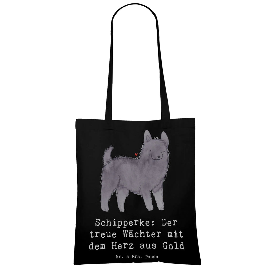 Tragetasche Schipperke Wächterherz Tragetasche, Einkaufstasche, Stofftasche, Beutel, Jutebeutel, Laptoptasche, Stoffbeutel, Tasche, Einkaufstüte, Shopper, Jutetasche, Strandtasche, Beuteltasche, Badetasche, Umhängetasche, Schultertasche, Hund, Hunderasse, Rassehund, Hundebesitzer, Geschenk, Tierfreund, Schenken, Welpe