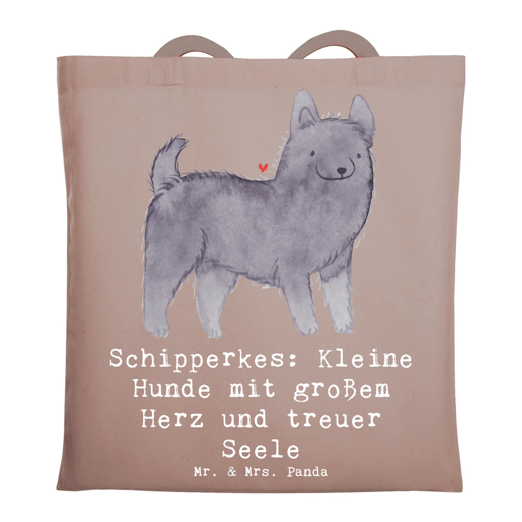 Tragetasche Schipperkes Herz Jutebeutel, Stofftasche, Jutetasche, Shopper, Beuteltasche, Einkaufstüte, Einkaufstasche, Strandtasche, Tragetasche, Badetasche, Laptoptasche, Umhängetasche, Tasche, Stoffbeutel, Beutel, Schultertasche, Hund, Hunderasse, Rassehund, Hundebesitzer, Geschenk, Tierfreund, Schenken, Welpe
