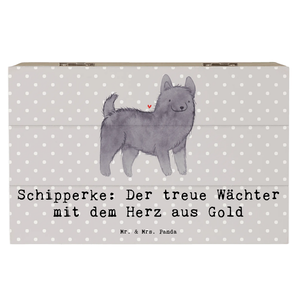Wooden chest Schipperke: Der treue Wächter mit dem Herz aus Gold Holzkiste, Aufbewahrungsbox, XXL, Geschenkdose, Geschenkbox, Dekokiste, Erinnerungsbox, Truhe, Kiste, Erinnerungskiste, Schatzkiste, Schatulle, Hund, Hunderasse, Rassehund, Hundebesitzer, Geschenk, Tierfreund, Schenken, Welpe