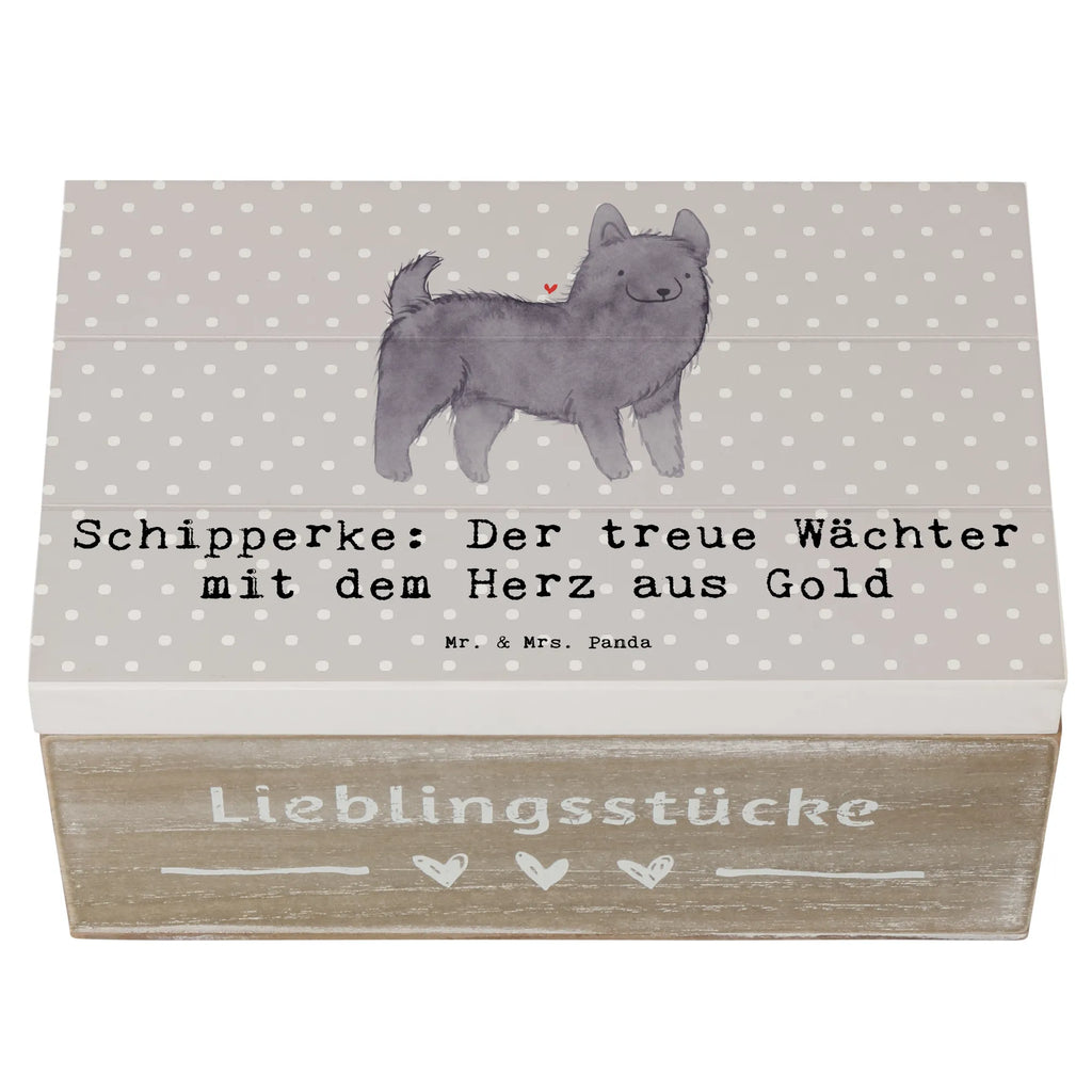 Wooden chest Schipperke: Der treue Wächter mit dem Herz aus Gold Holzkiste, Aufbewahrungsbox, XXL, Geschenkdose, Geschenkbox, Dekokiste, Erinnerungsbox, Truhe, Kiste, Erinnerungskiste, Schatzkiste, Schatulle, Hund, Hunderasse, Rassehund, Hundebesitzer, Geschenk, Tierfreund, Schenken, Welpe