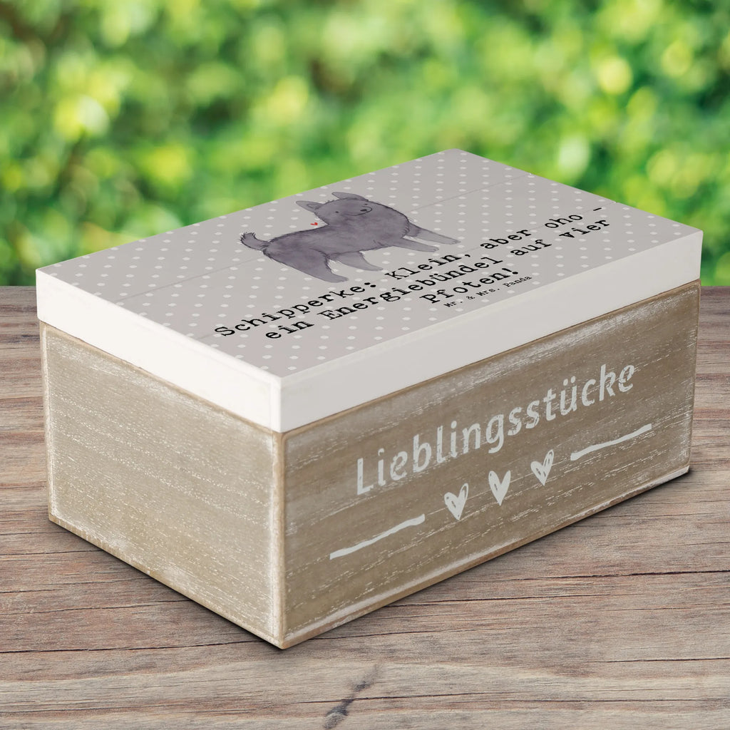 Holzkiste Schipperke Energie Kiste, Holzkiste, Schatzkiste, Geschenkdose, Aufbewahrungsbox, Dekokiste, XXL, Erinnerungskiste, Truhe, Schatulle, Erinnerungsbox, Geschenkbox, Hund, Hunderasse, Rassehund, Hundebesitzer, Geschenk, Tierfreund, Schenken, Welpe