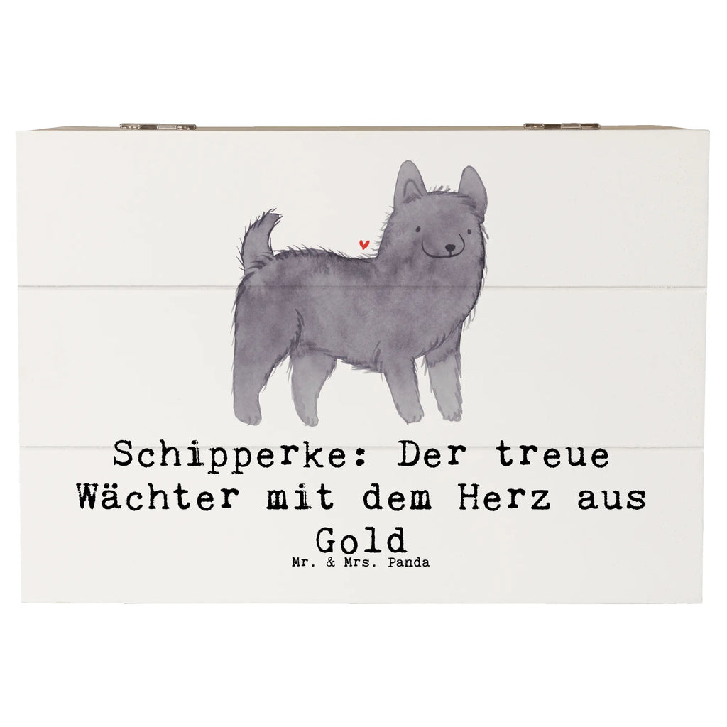 Wooden chest Schipperke: Der treue Wächter mit dem Herz aus Gold Holzkiste, Aufbewahrungsbox, XXL, Geschenkdose, Geschenkbox, Dekokiste, Erinnerungsbox, Truhe, Kiste, Erinnerungskiste, Schatzkiste, Schatulle, Hund, Hunderasse, Rassehund, Hundebesitzer, Geschenk, Tierfreund, Schenken, Welpe