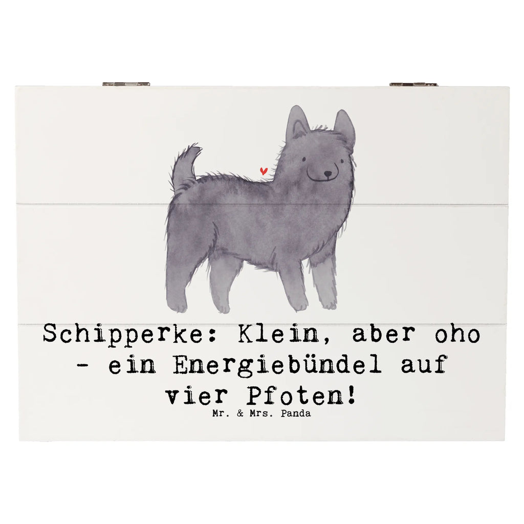 Holzkiste Schipperke Energie Kiste, Holzkiste, Schatzkiste, Geschenkdose, Aufbewahrungsbox, Dekokiste, XXL, Erinnerungskiste, Truhe, Schatulle, Erinnerungsbox, Geschenkbox, Hund, Hunderasse, Rassehund, Hundebesitzer, Geschenk, Tierfreund, Schenken, Welpe
