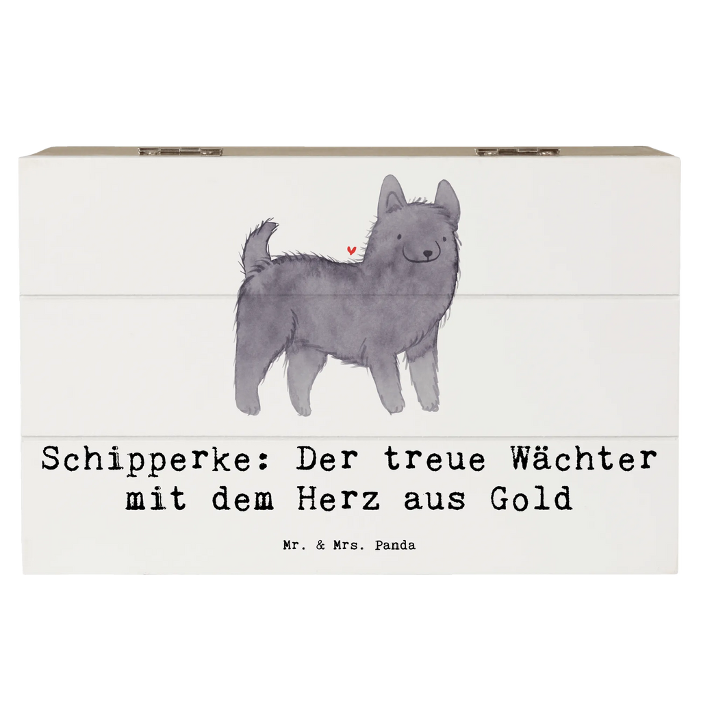 Wooden chest Schipperke: Der treue Wächter mit dem Herz aus Gold Holzkiste, Aufbewahrungsbox, XXL, Geschenkdose, Geschenkbox, Dekokiste, Erinnerungsbox, Truhe, Kiste, Erinnerungskiste, Schatzkiste, Schatulle, Hund, Hunderasse, Rassehund, Hundebesitzer, Geschenk, Tierfreund, Schenken, Welpe