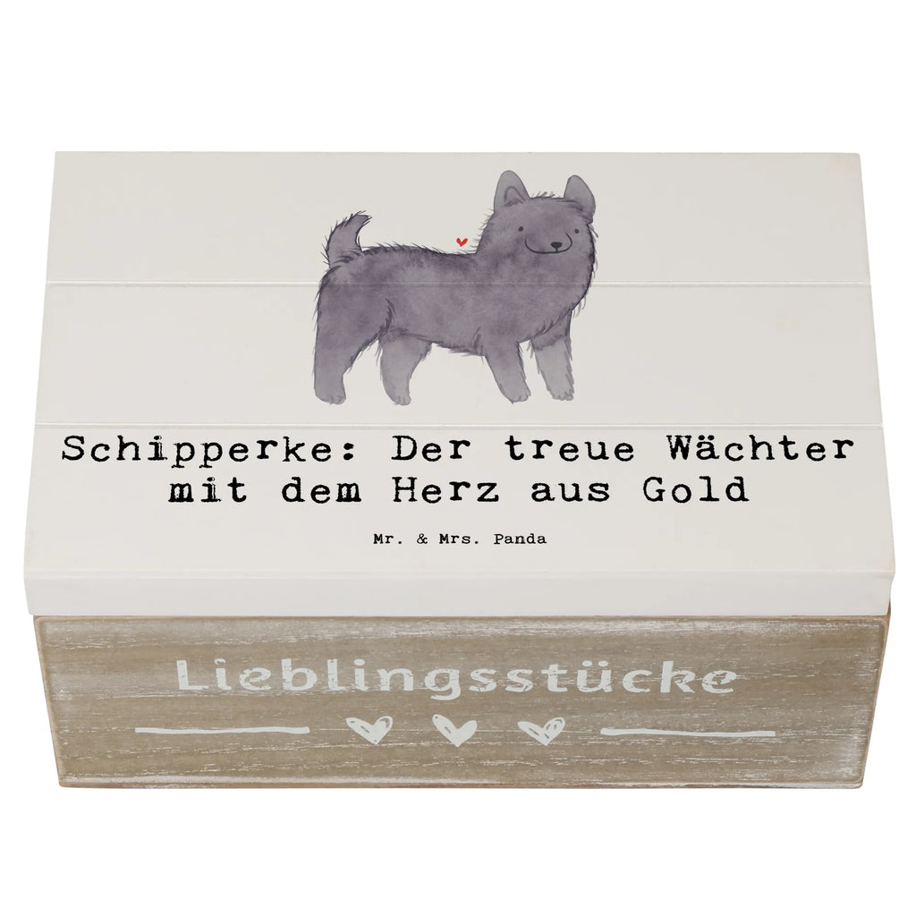 Wooden chest Schipperke: Der treue Wächter mit dem Herz aus Gold Holzkiste, Aufbewahrungsbox, XXL, Geschenkdose, Geschenkbox, Dekokiste, Erinnerungsbox, Truhe, Kiste, Erinnerungskiste, Schatzkiste, Schatulle, Hund, Hunderasse, Rassehund, Hundebesitzer, Geschenk, Tierfreund, Schenken, Welpe