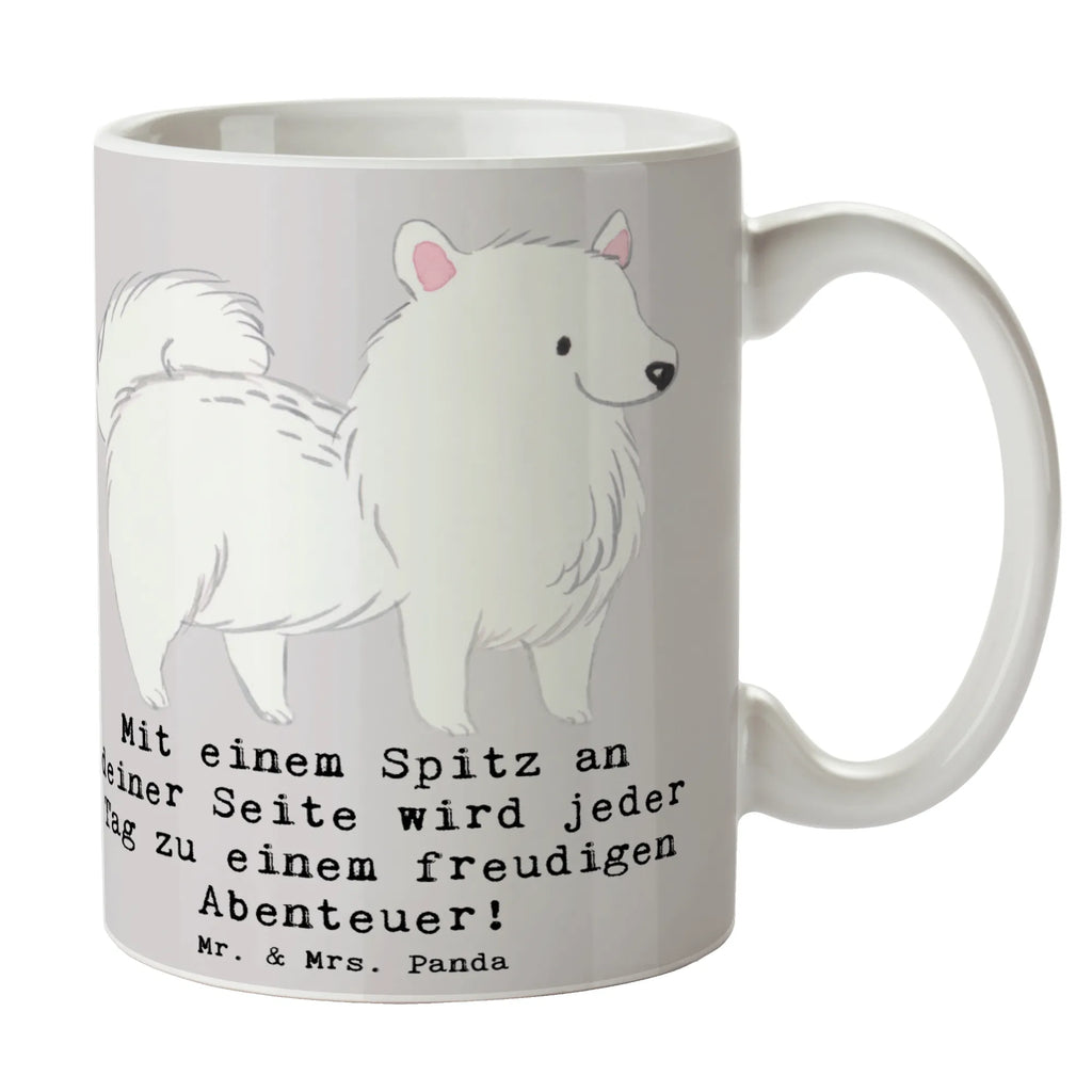 Tasse Freudiger Spitz Geschenktasse, Keramiktasse, Kaffeetasse, Teetasse, Tasse, Bürotasse, Tasse mit Motiven, Tasse mit Zitaten, Porzellantasse, Hund, Hunderasse, Rassehund, Hundebesitzer, Geschenk, Tierfreund, Schenken, Welpe