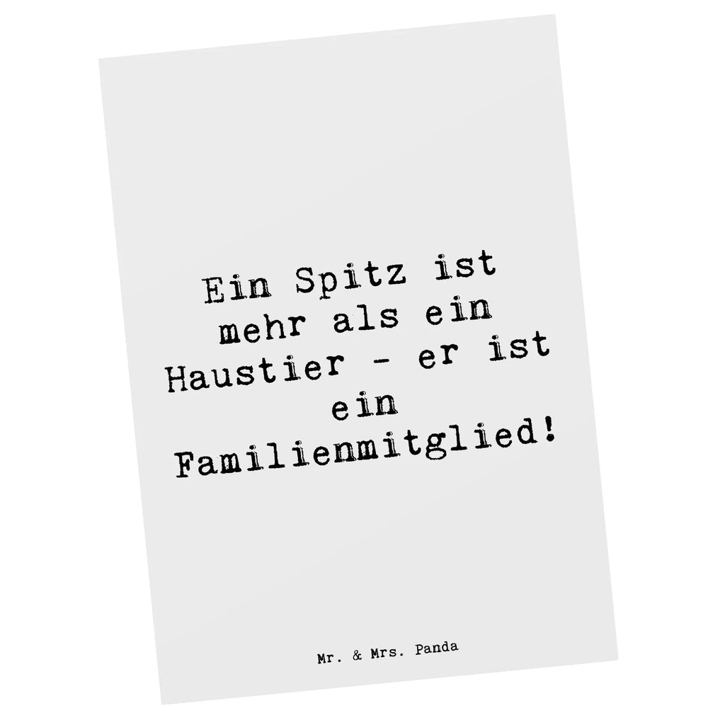 Postkarte Spruch Spitz Familienmitglied Dankeskarte, Einladungskarte, Ansichtskarte, Karte, Einladungskarten Geburtstag, Geschenkkarte, Grußkarte, Geburtstagskarte, Einladung Geburtstag, Ansichtskarten, Postkarte, Einladung, Hund, Hunderasse, Rassehund, Hundebesitzer, Geschenk, Tierfreund, Schenken, Welpe
