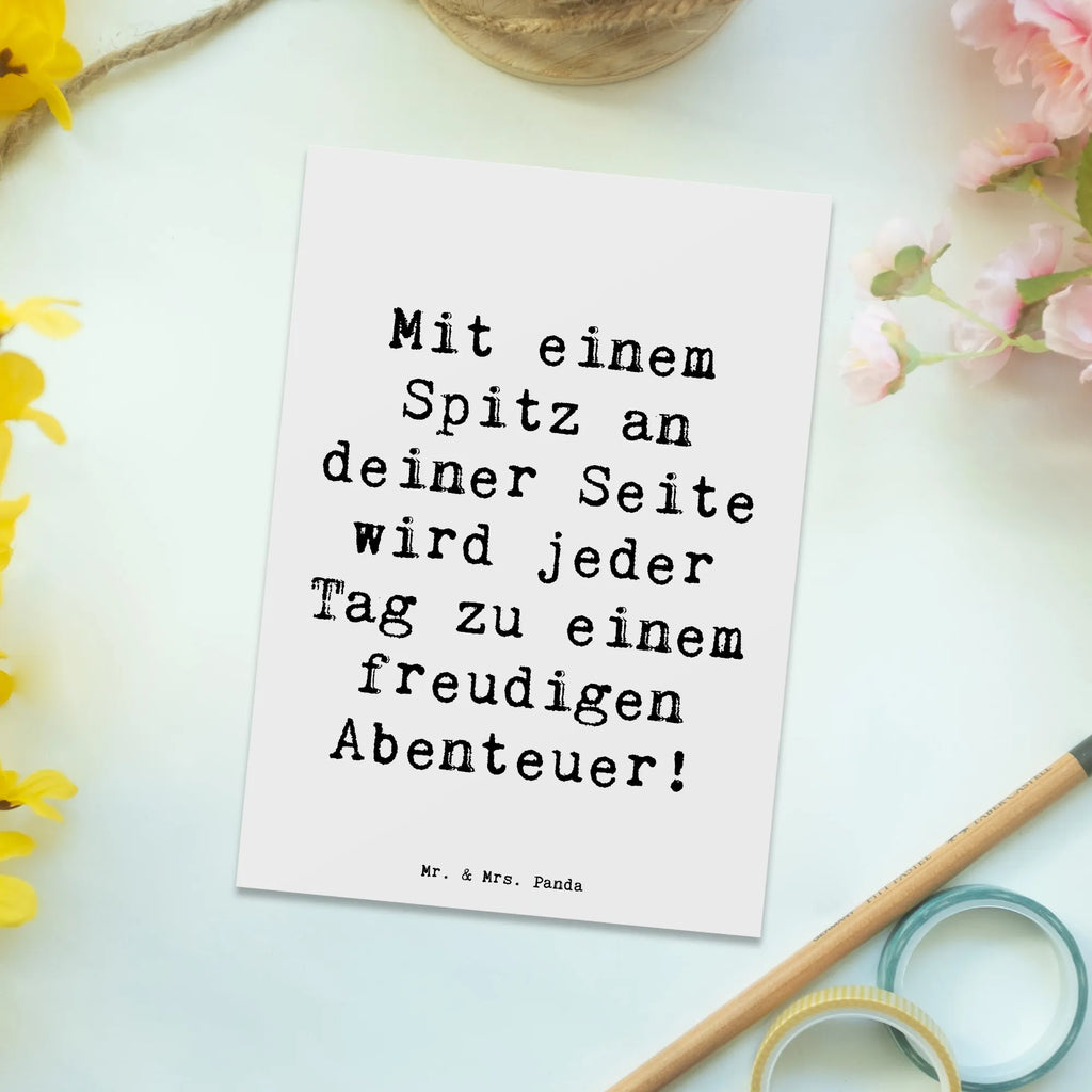 Postkarte Spruch Freudiger Spitz Geschenkkarte, Karte, Einladung, Ansichtskarten, Geburtstagskarte, Postkarte, Einladung Geburtstag, Einladungskarte, Ansichtskarte, Einladungskarten Geburtstag, Dankeskarte, Grußkarte, Hund, Hunderasse, Rassehund, Hundebesitzer, Geschenk, Tierfreund, Schenken, Welpe