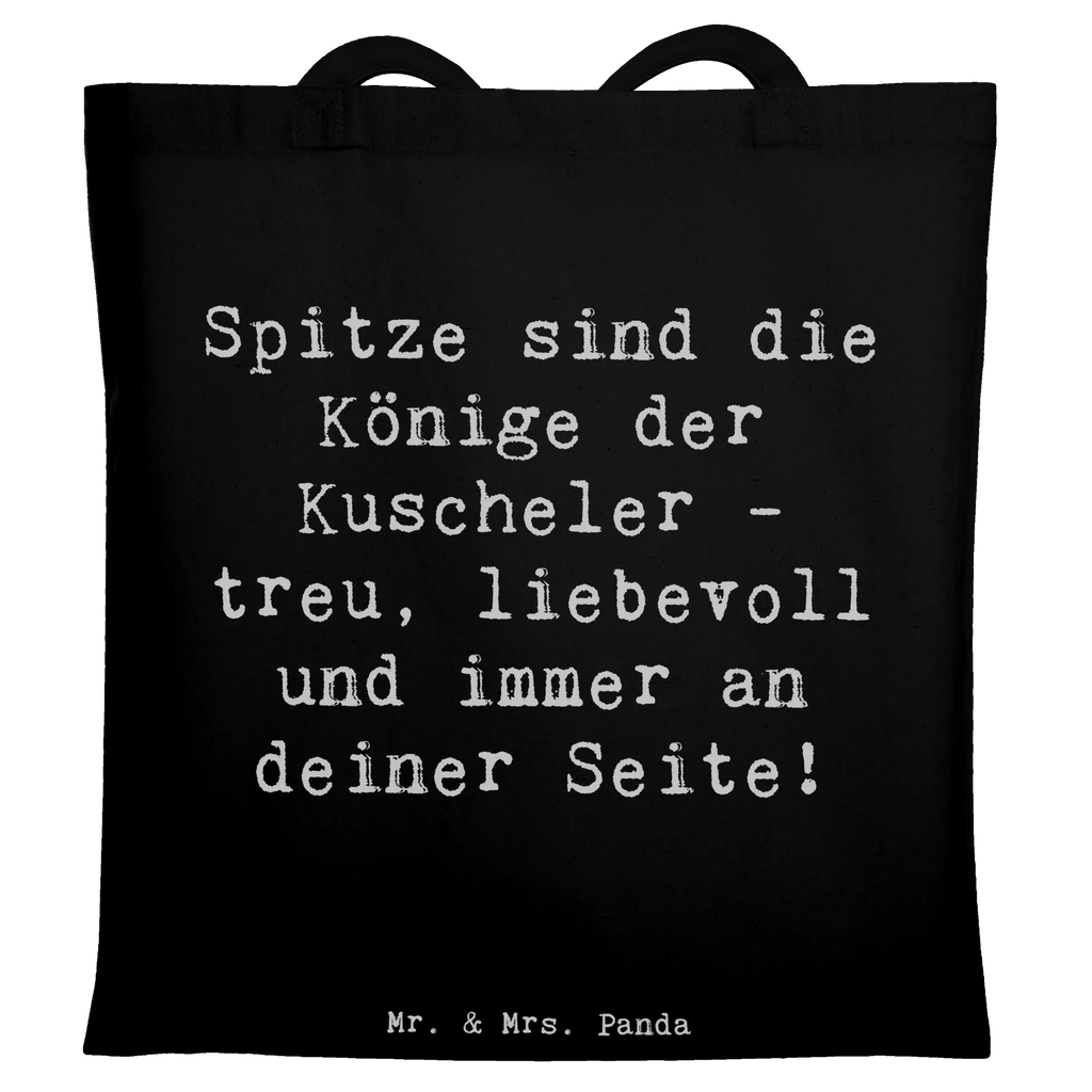 Tragetasche Spruch Spitz König Beutel, Tragetasche, Jutetasche, Stoffbeutel, Umhängetasche, Einkaufstasche, Stofftasche, Beuteltasche, Tasche, Laptoptasche, Jutebeutel, Badetasche, Shopper, Einkaufstüte, Strandtasche, Schultertasche, Hund, Hunderasse, Rassehund, Hundebesitzer, Geschenk, Tierfreund, Schenken, Welpe