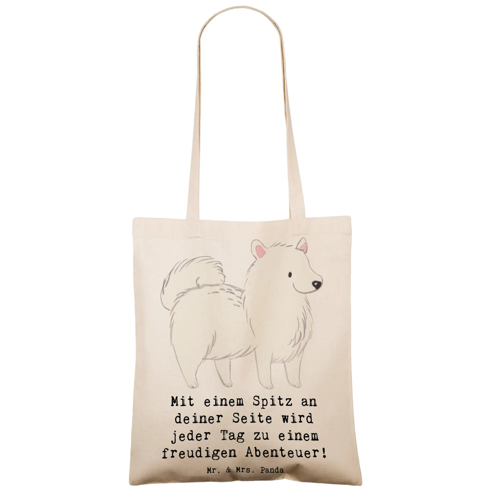 Tragetasche Freudiger Spitz Einkaufstasche, Umhängetasche, Shopper, Jutebeutel, Badetasche, Strandtasche, Tasche, Stofftasche, Tragetasche, Einkaufstüte, Laptoptasche, Beuteltasche, Schultertasche, Stoffbeutel, Jutetasche, Beutel, Hund, Hunderasse, Rassehund, Hundebesitzer, Geschenk, Tierfreund, Schenken, Welpe
