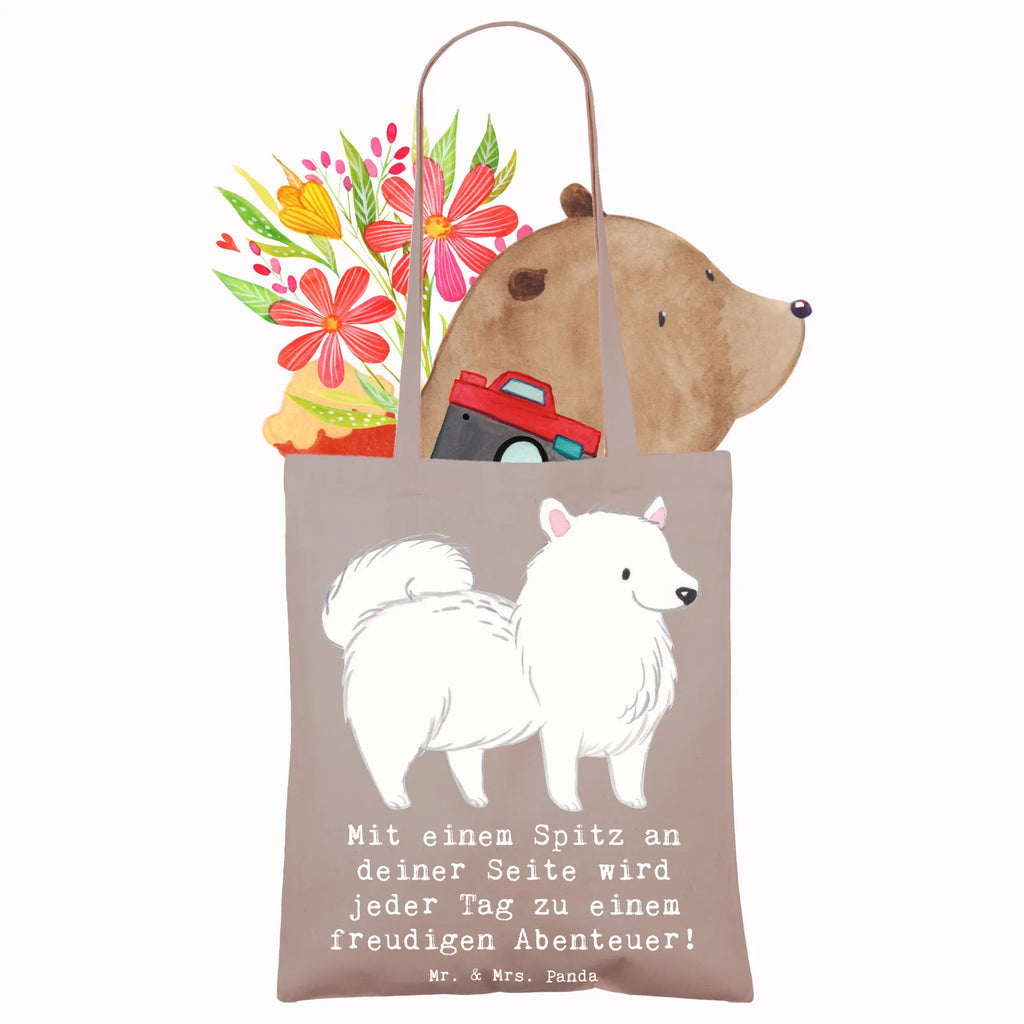 Tragetasche Freudiger Spitz Einkaufstasche, Umhängetasche, Shopper, Jutebeutel, Badetasche, Strandtasche, Tasche, Stofftasche, Tragetasche, Einkaufstüte, Laptoptasche, Beuteltasche, Schultertasche, Stoffbeutel, Jutetasche, Beutel, Hund, Hunderasse, Rassehund, Hundebesitzer, Geschenk, Tierfreund, Schenken, Welpe