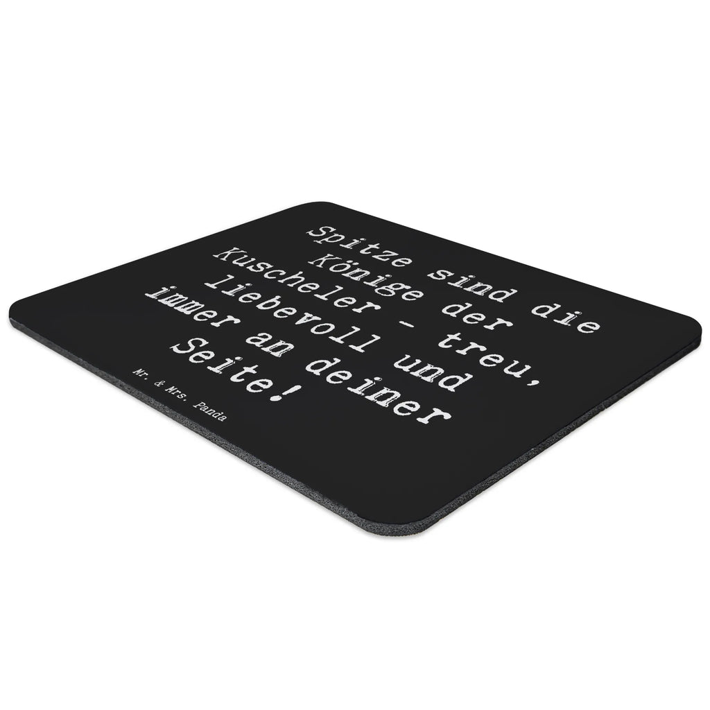 Mouse mat Saying Spitze sind die Könige der Kuscheler - treu, liebevoll und immer an deiner Seite! PC Zubehör, Arbeitszimmer, Mauspad, Mausunterlage, Designer Mauspad, Mauspad Büro, Mousepad, Einzigartiges Mauspad, Büroausstattung, Computer zubehör, Hund, Hunderasse, Rassehund, Hundebesitzer, Geschenk, Tierfreund, Schenken, Welpe