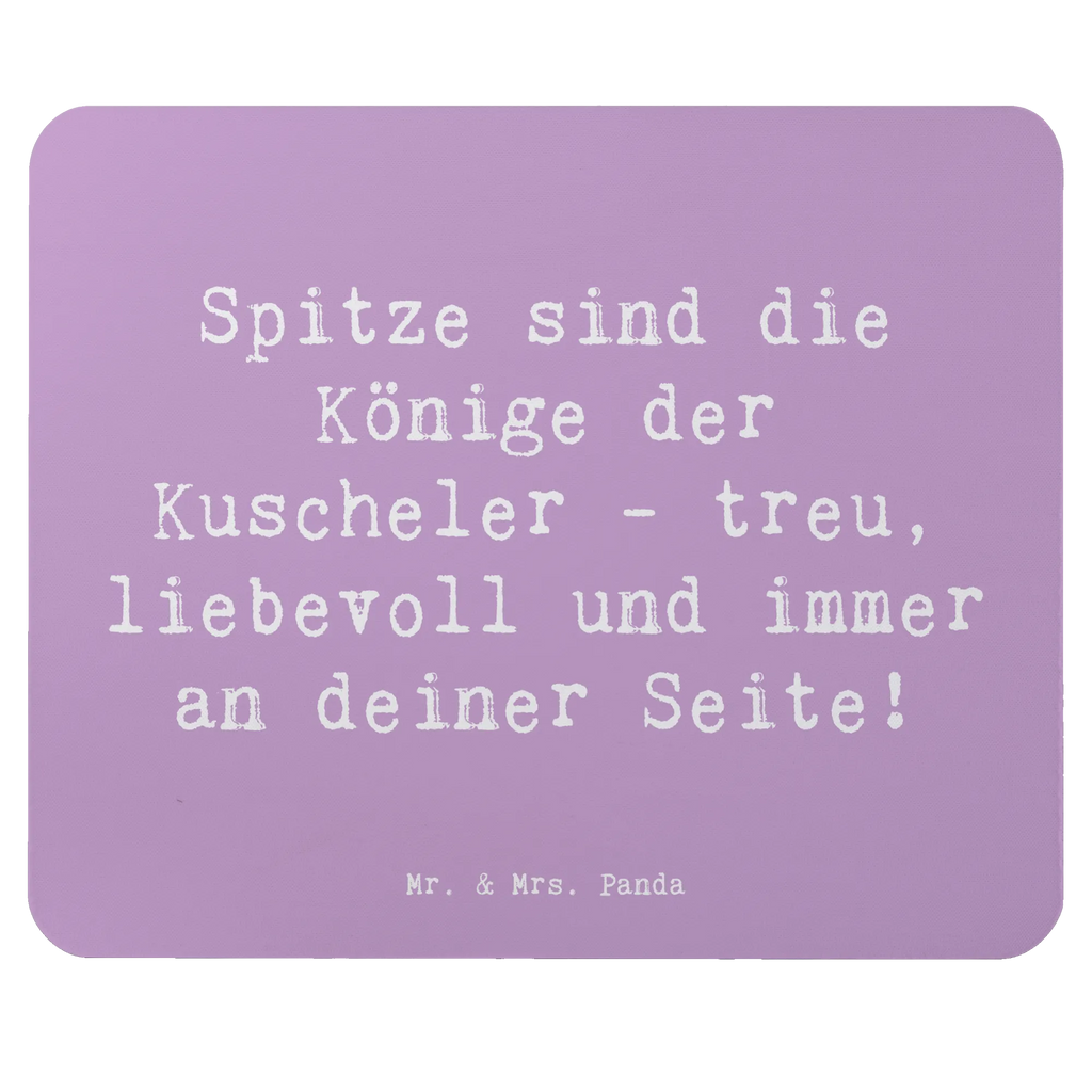 Mouse mat Saying Spitze sind die Könige der Kuscheler - treu, liebevoll und immer an deiner Seite! PC Zubehör, Arbeitszimmer, Mauspad, Mausunterlage, Designer Mauspad, Mauspad Büro, Mousepad, Einzigartiges Mauspad, Büroausstattung, Computer zubehör, Hund, Hunderasse, Rassehund, Hundebesitzer, Geschenk, Tierfreund, Schenken, Welpe