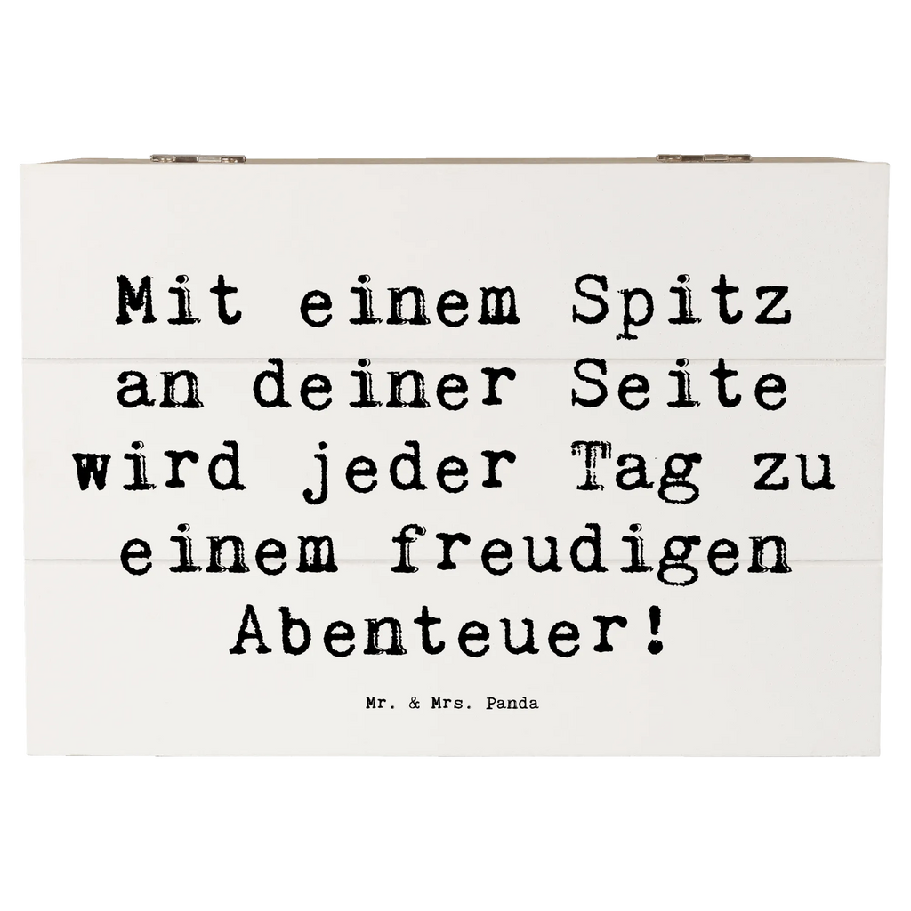 Holzkiste Spruch Freudiger Spitz XXL, Holzkiste, Erinnerungskiste, Geschenkbox, Aufbewahrungsbox, Schatzkiste, Geschenkdose, Kiste, Dekokiste, Erinnerungsbox, Schatulle, Truhe, Hund, Hunderasse, Rassehund, Hundebesitzer, Geschenk, Tierfreund, Schenken, Welpe