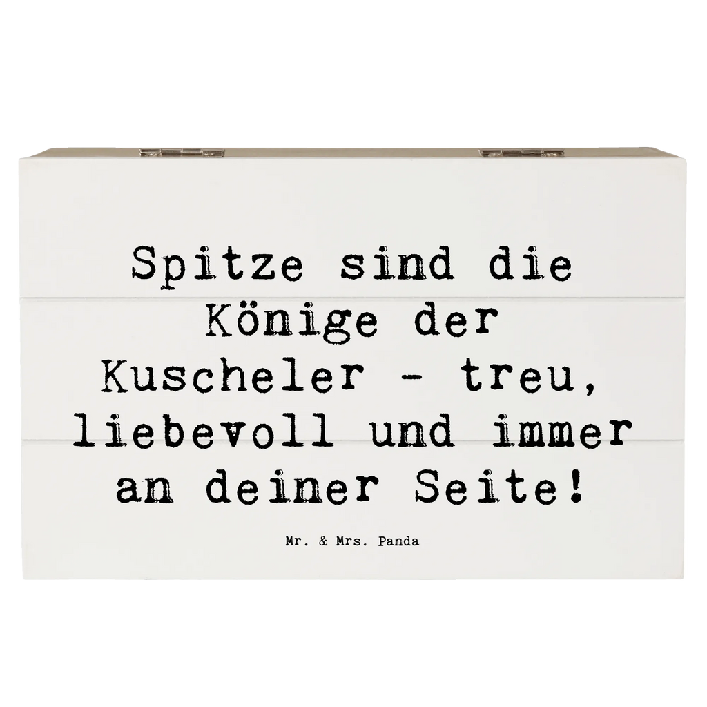 Wooden chest Saying Spitze sind die Könige der Kuscheler - treu, liebevoll und immer an deiner Seite! Dekokiste, Geschenkbox, Erinnerungsbox, Geschenkdose, Holzkiste, XXL, Schatzkiste, Schatulle, Kiste, Truhe, Erinnerungskiste, Aufbewahrungsbox, Hund, Hunderasse, Rassehund, Hundebesitzer, Geschenk, Tierfreund, Schenken, Welpe