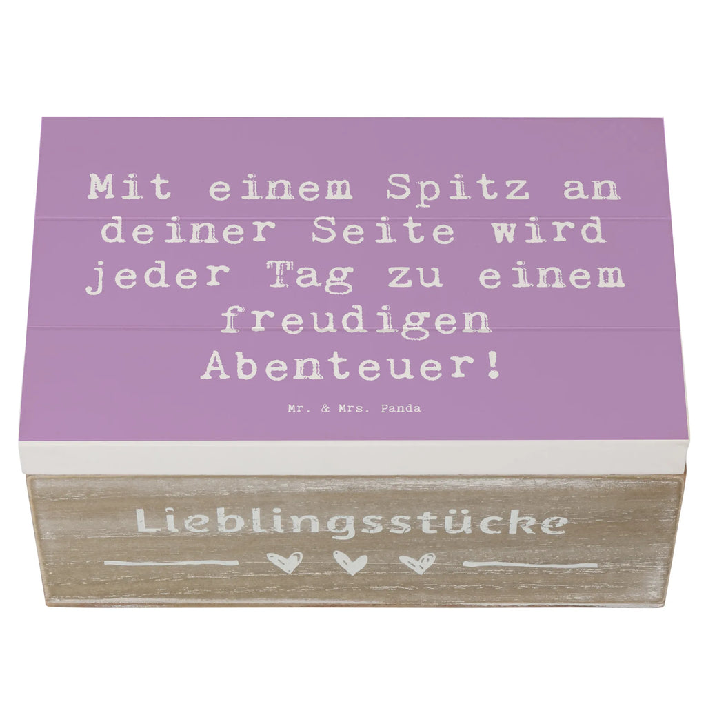Holzkiste Spruch Freudiger Spitz XXL, Holzkiste, Erinnerungskiste, Geschenkbox, Aufbewahrungsbox, Schatzkiste, Geschenkdose, Kiste, Dekokiste, Erinnerungsbox, Schatulle, Truhe, Hund, Hunderasse, Rassehund, Hundebesitzer, Geschenk, Tierfreund, Schenken, Welpe