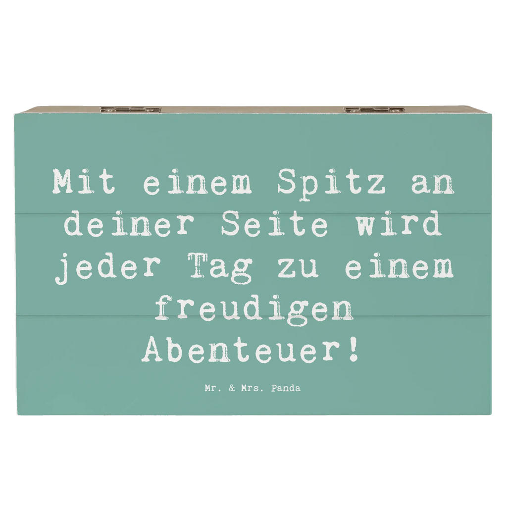 Holzkiste Spruch Freudiger Spitz XXL, Holzkiste, Erinnerungskiste, Geschenkbox, Aufbewahrungsbox, Schatzkiste, Geschenkdose, Kiste, Dekokiste, Erinnerungsbox, Schatulle, Truhe, Hund, Hunderasse, Rassehund, Hundebesitzer, Geschenk, Tierfreund, Schenken, Welpe