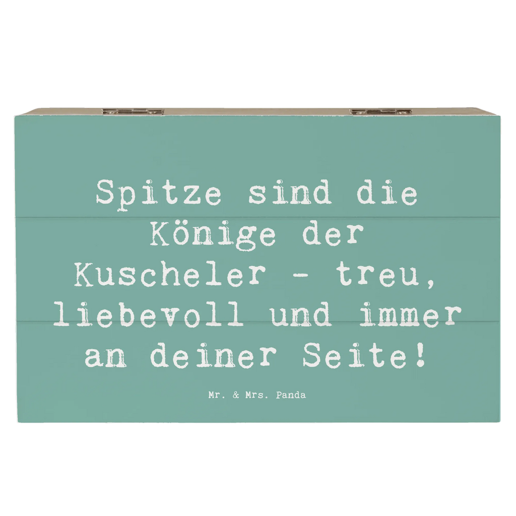 Wooden chest Saying Spitze sind die Könige der Kuscheler - treu, liebevoll und immer an deiner Seite! Dekokiste, Geschenkbox, Erinnerungsbox, Geschenkdose, Holzkiste, XXL, Schatzkiste, Schatulle, Kiste, Truhe, Erinnerungskiste, Aufbewahrungsbox, Hund, Hunderasse, Rassehund, Hundebesitzer, Geschenk, Tierfreund, Schenken, Welpe