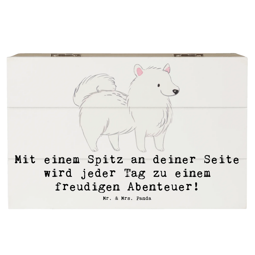 Holzkiste Freudiger Spitz Holzkiste, Kiste, Erinnerungsbox, Schatzkiste, Geschenkdose, Schatulle, Geschenkbox, Aufbewahrungsbox, Dekokiste, Truhe, XXL, Erinnerungskiste, Hund, Hunderasse, Rassehund, Hundebesitzer, Geschenk, Tierfreund, Schenken, Welpe